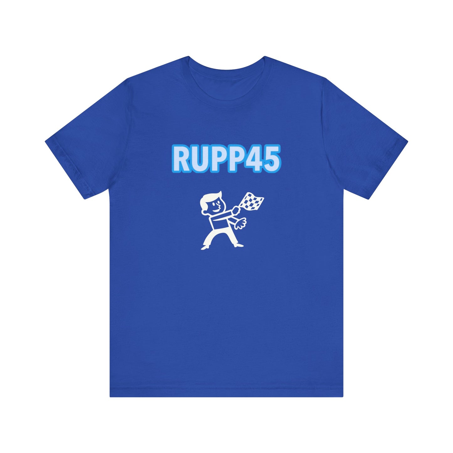 RUPP45 Celebration Tee, Unisex Graphic T-Shirt, Party Apparel, Casual Wear, Race Day Shirt, Fun Gift Idea